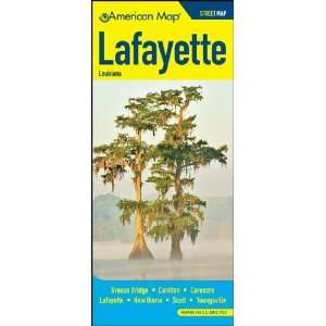    American Map 611665 Lafayette Louisiana Street Map