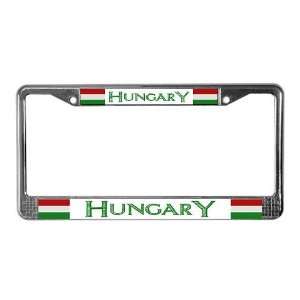 Hungary Flag History genealogy culture ancestry License Plate Frame by 