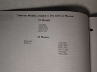 2000 Johnson Evinrude Outboard Service Manual 25 35 3Cy  