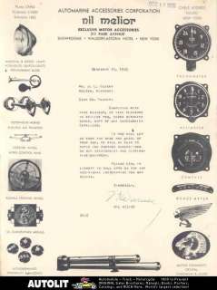 1935 Nil Melior Automobile Items Letter Lalique Mascot  