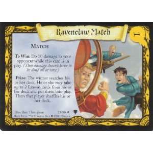   Quidditch Cup Expert Level TCG Rare Card  Ravenclaw Match #23 Toys