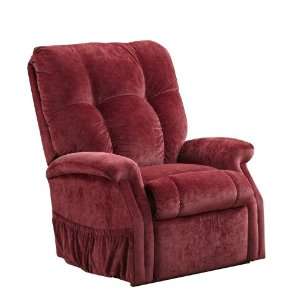   Back Reclining Lift Chair Fairview by Microfibers Wine