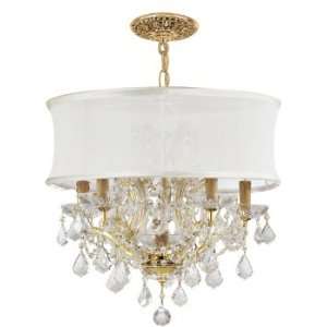  By Crystorama Lighting Traditional Crystal Collection Gold 