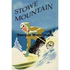 Stowe Mountain Lamoille County, Vermont, United States Girl Skiing Ski 