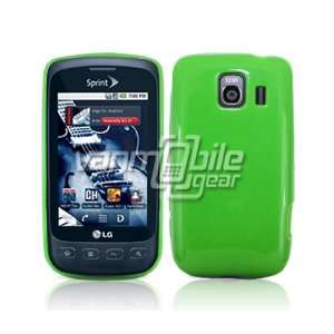 VMG Green TPU Hard Rubber Gel Skin Case Cover for US Cellular LG 