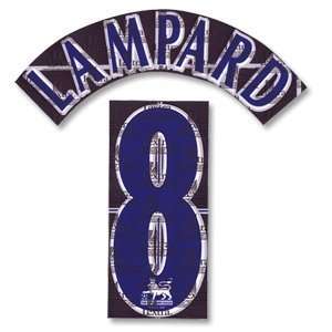  Lampard 8   06 07 Chelsea Away Blue FAPL Name and Number 