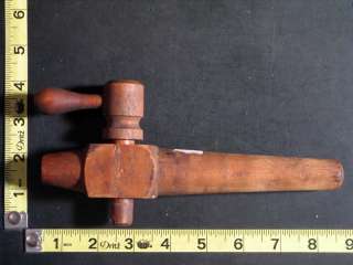 Antique Redlichs Warranted Wood Wooden Keg Tap Faucet  