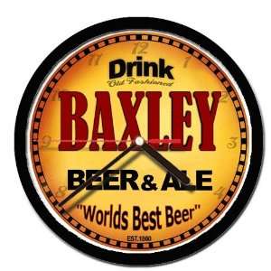  BAXLEY beer and ale cerveza wall clock 