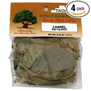 Tadin Herbs & Tea, Laurel (Bay Leaves), 0.5 Ounce Cellophane Bags 