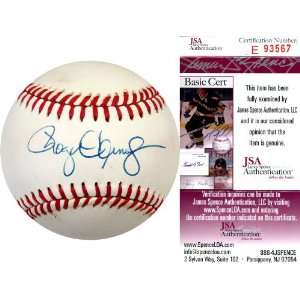  Roger Clemens Autographed Baseball (James Spence) Sports 