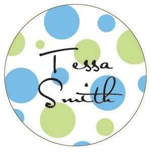  Powder/Green Spots Personalized Magnet Health & Personal 