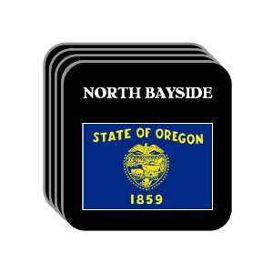  US State Flag   NORTH BAYSIDE, Oregon (OR) Set of 4 Mini 