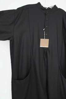 Eskandar black dress in luxurious New Zealand wool. Great new style 