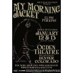 My Morning Jacket 2007 Denver Concert Poster