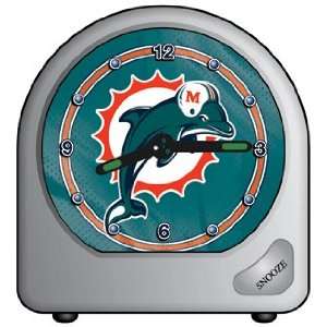  Miami Dolphins Travel Alarm Clock *SALE* Sports 