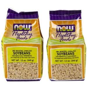 NOW Foods Soybeans Unsalted Non Gmo   2 Grocery & Gourmet Food