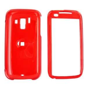    For Sprint HTC Touch Pro 2 Hard Plastic Case Trans Red Electronics
