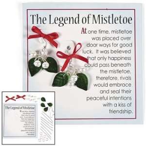  Mistletoe Earring Kit With Card   Beading & Bead Kits 