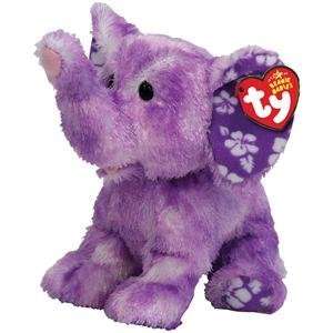    TY Beanie Baby   COASTLINE the Purple Elephant Toys & Games