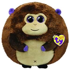  Ty Beanie Ballz Bananas The Monkey (Large) Toys & Games