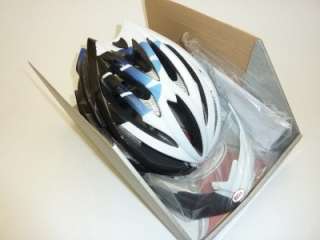 Bell Volt road race Saxo Bank White and Blue bicycle helmet MEDIUM M 