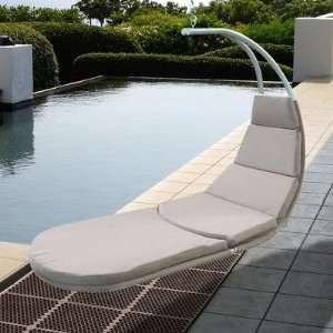  Lech Hanging Chaise Lounge with Cushion Patio, Lawn 