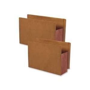  Extra Wide File Pocket, 5 1/4 Exp, Legal, Red