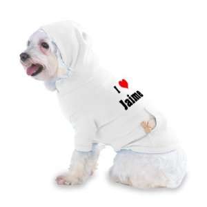  I Love/Heart Jaime Hooded (Hoody) T Shirt with pocket for 
