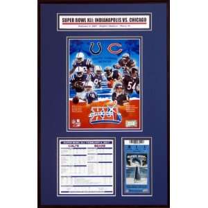   Ticket Frame Indianapolis Colts vs. Chicago Bears