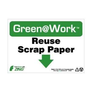 GW6 to 1020   Reuse Scrap Paper, 7 X 10, Recycled Plastic  