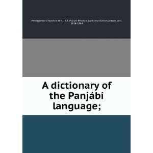  A dictionary of the PanjÃ¡bÃ­ language; Janvier, Levi 