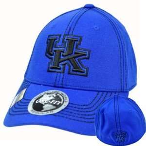  NCAA UK Kentucky Wildcats Top of World Blue Black Stitch 