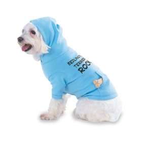 Bedlington Terriers Rock Hooded (Hoody) T Shirt with pocket for your 