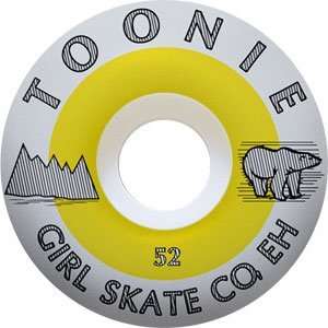  Girl Loonie Toonie 52mm Skateboard Wheels (Set Of 4 