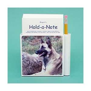 Belgian Malinois Hold a Note
