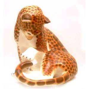  Large Leopard Lomonosov Porcelain Figure