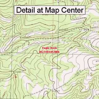   Topographic Quadrangle Map   Eagle Rock, Oregon (Folded/Waterproof