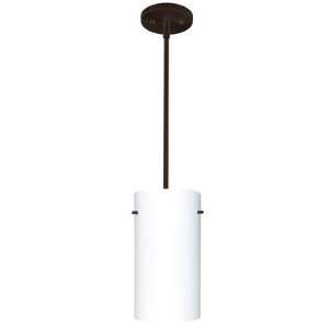  Tondo One Light Stem Mount Pendant with Flat Canopy Height 