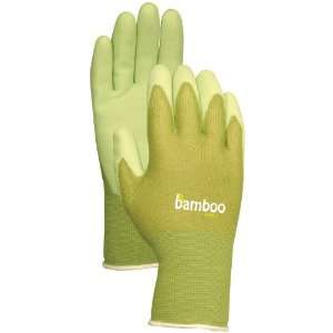  Bellingham C5301S Bamboo Liner Rubber Palm Glove, Green 