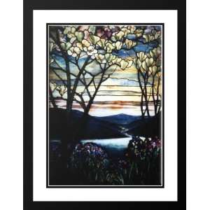 Tiffany, Louis Comfort 28x38 Framed and Double Matted 