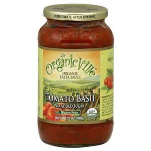 Organicville Organic Tomato & Basil Pasta Sauce  Grocery 