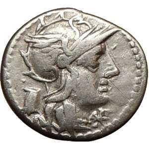 Roman Republic CORN DISTRIBUTION Chariot Rare Silver Ancient Coin 