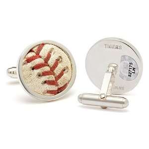  Tokens & Icons Detroit Tigers Game Used Baseball Cuff 