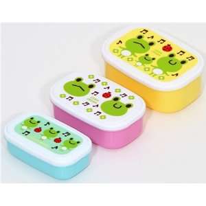  cute froggy Lunch Box Bento Box 3 pcs Toys & Games