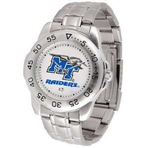  Middle Tennessee State Blue Raiders Sport Steel Band Mens 