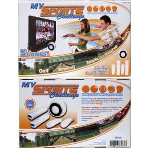  My Sports Challenge 6 in 1 Wireless Video Game System 
