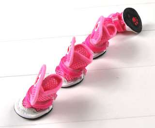 Mesh Breathable Dog Puppy Pet Velcro Shoe Boots AnySize  