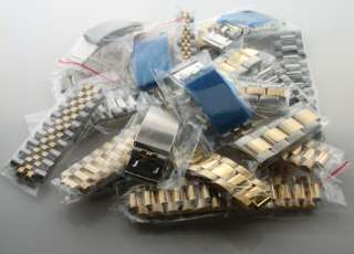 ASSORTED WATCH BAND GOLD AND STAINLEES LINKS PART  