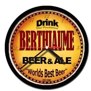  BERTHIAUME beer and ale cerveza wall clock Everything 