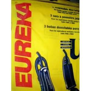   Eureka Upright Vacuum Cleaners 7600 7900 and 9000 Series    Bag of 3